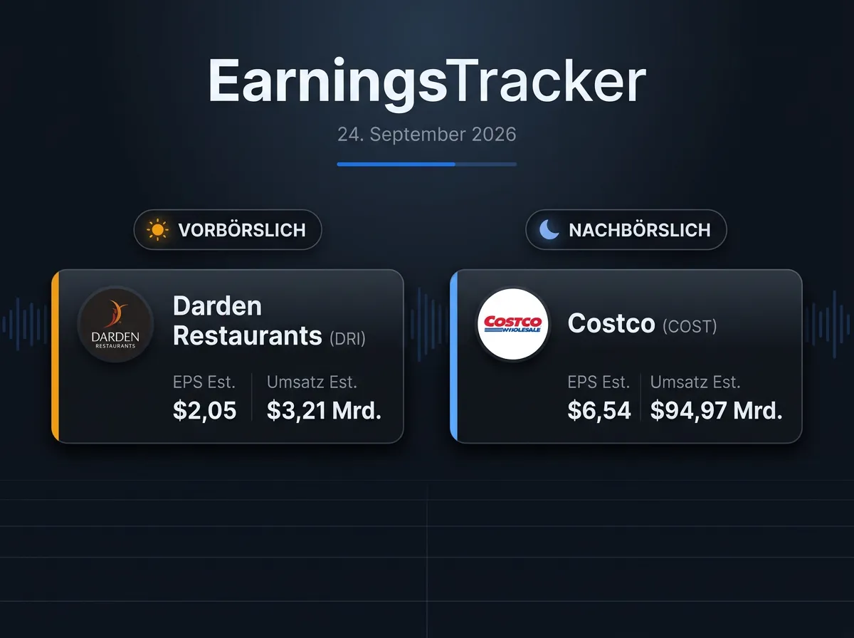 Bild Earnings-Vorschau vom 24.09.2026