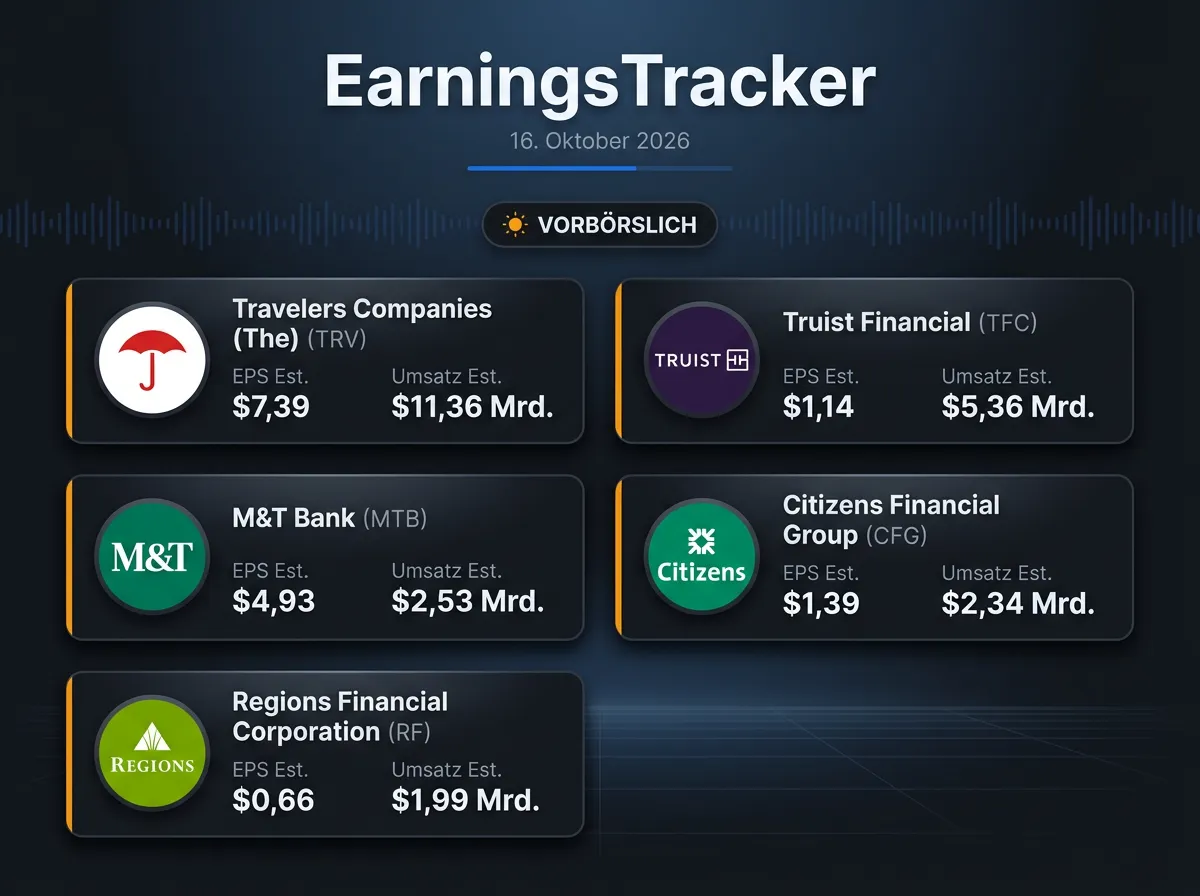 Bild Earnings-Vorschau vom 16.10.2026